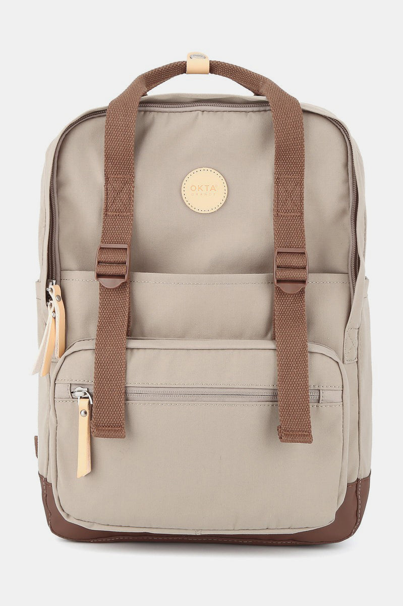 Waterproof Canvas Backpack Bag with Side Pockets