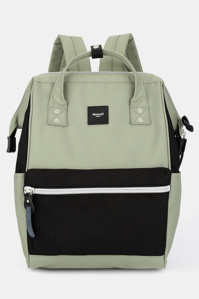 Water Resistant Canvas Backpack Bag with Side Pockets