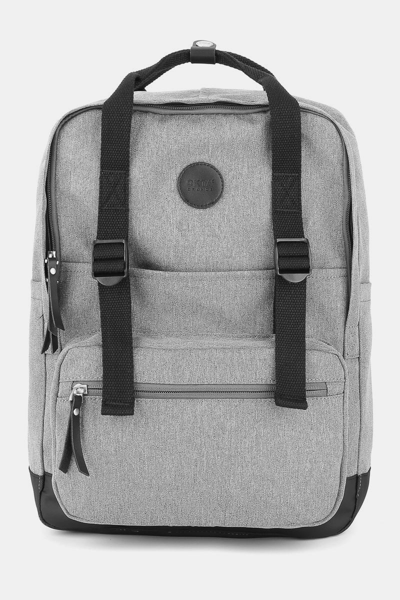 Waterproof Canvas Backpack Bag with Side Pockets