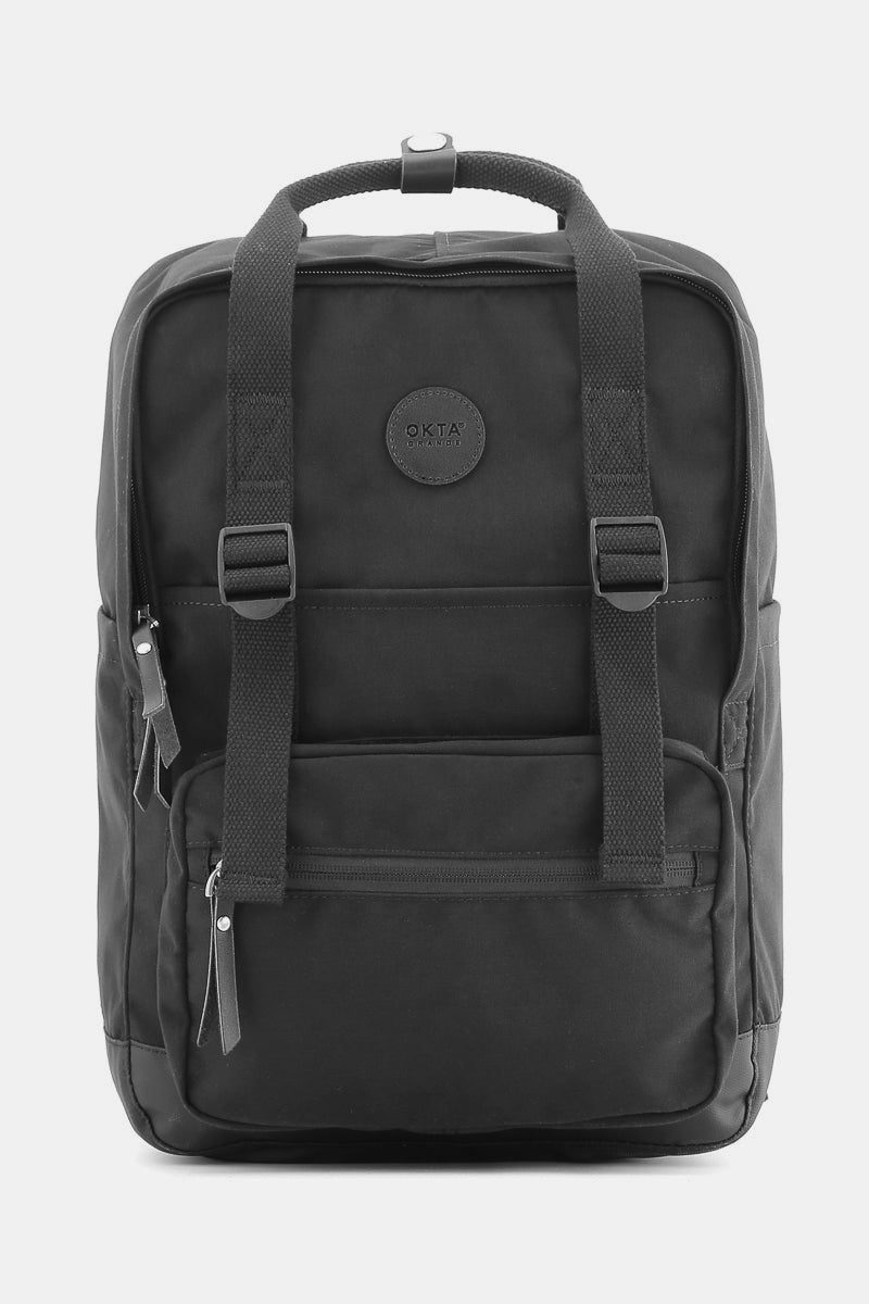 Waterproof Canvas Backpack Bag with Side Pockets