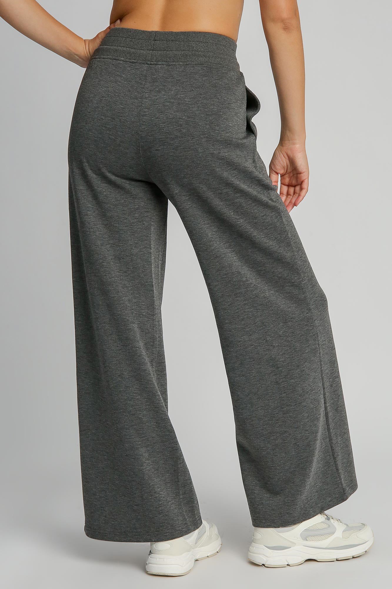 Umgee  Drawstring Wide Leg Pants with Pockets