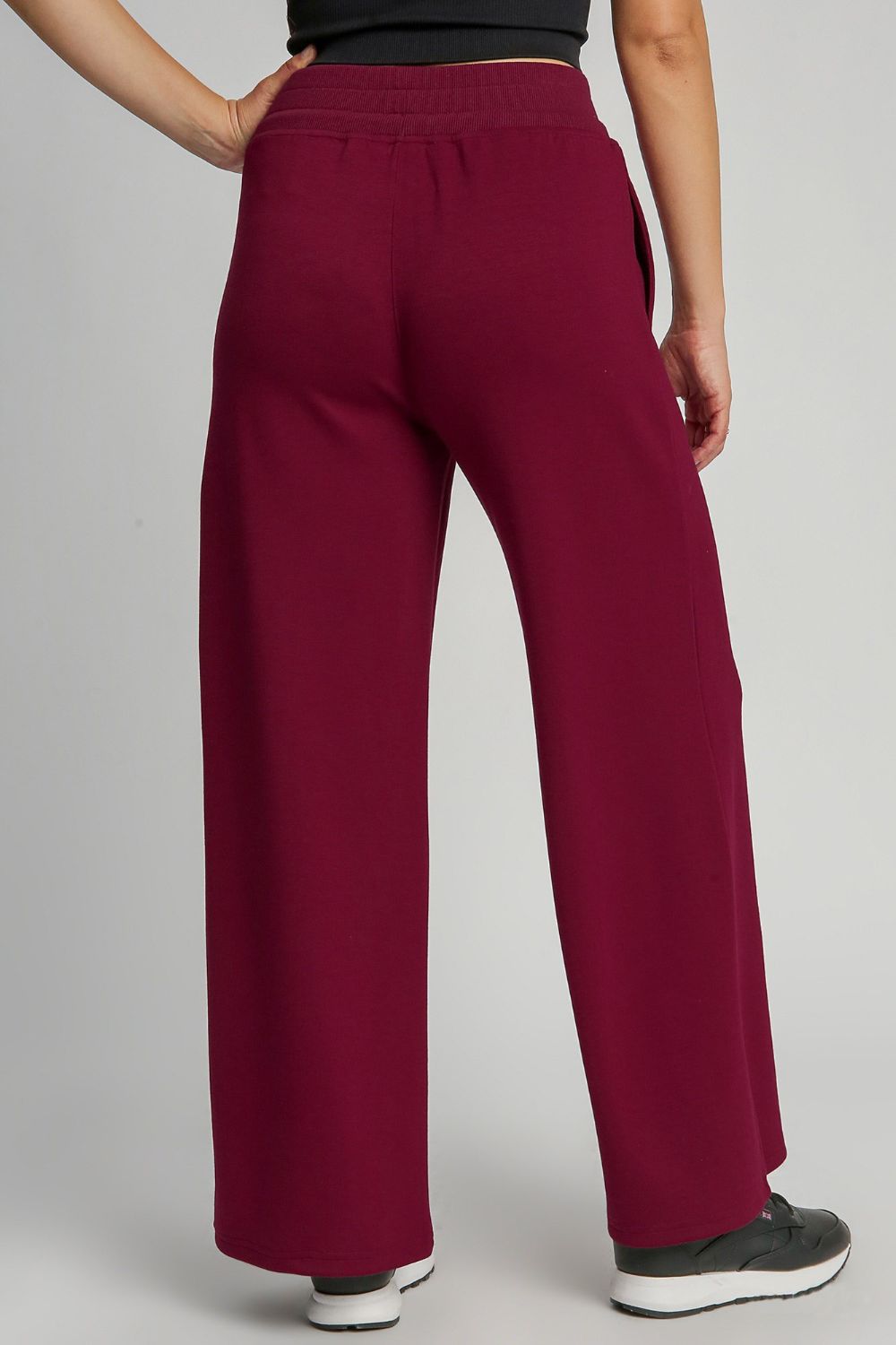 Umgee  Drawstring Wide Leg Pants with Pockets