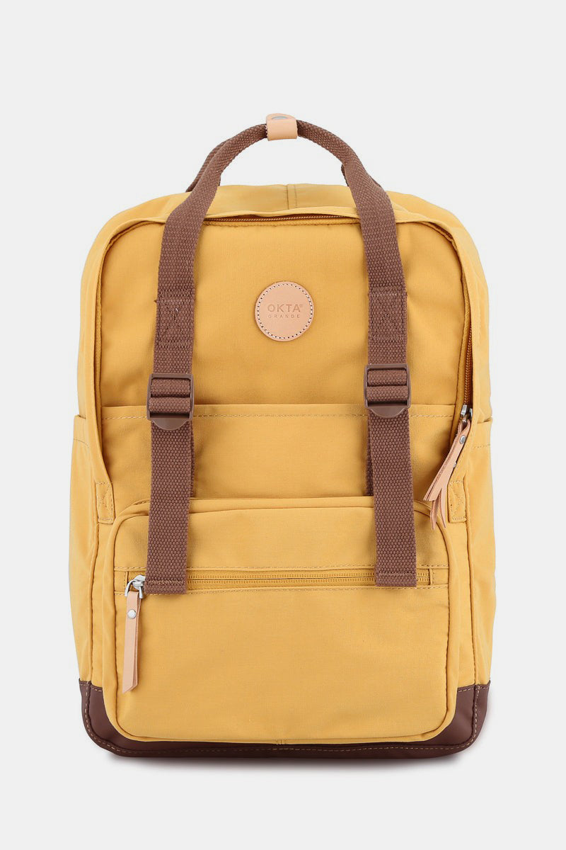 Waterproof Canvas Backpack Bag with Side Pockets