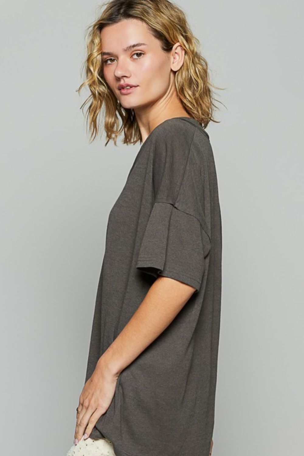 V-Neck Half Sleeve T-Shirt