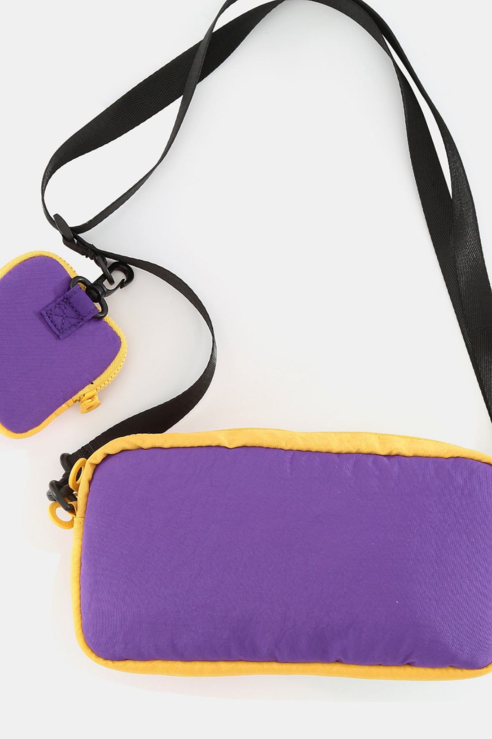 Removable Strap Nylon Crossbody Bag with EarPods Bag