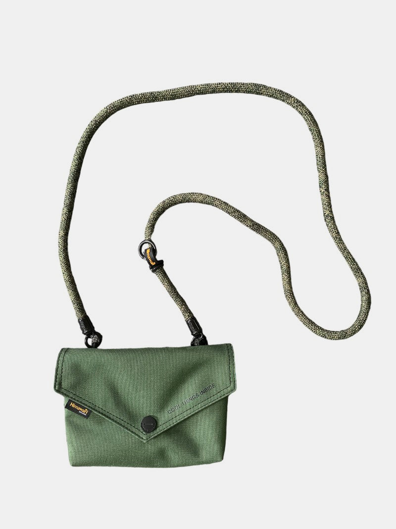 Solid Color Envelope Shape Crossbody Bag with Removable Strap