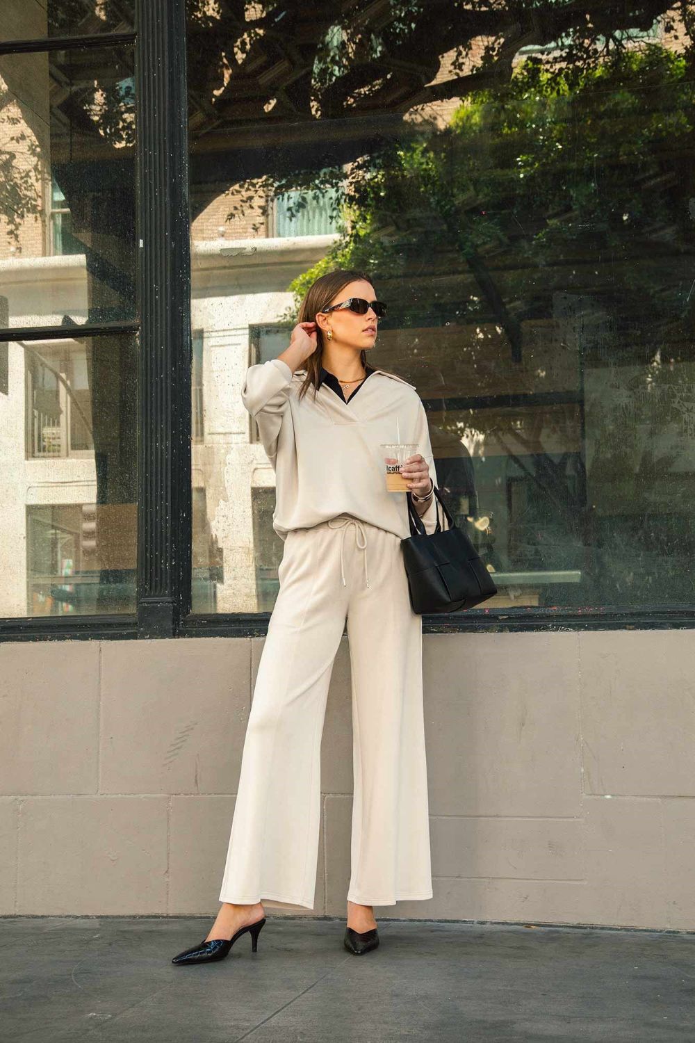 Umgee  Drawstring Wide Leg Pants with Pockets