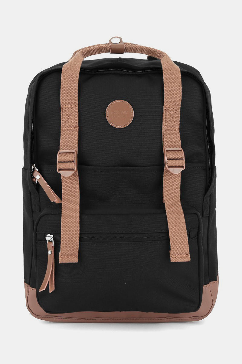 Waterproof Canvas Backpack Bag with Side Pockets