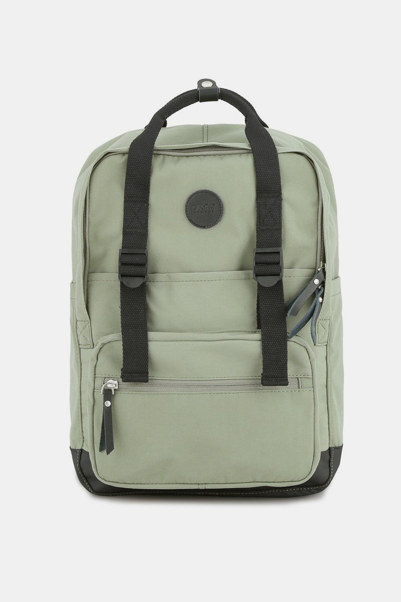 Waterproof Canvas Backpack Bag with Side Pockets