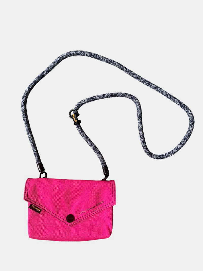 Solid Color Envelope Shape Crossbody Bag with Removable Strap