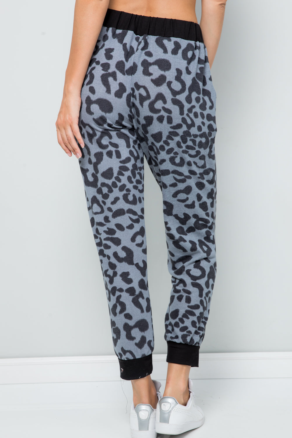 Leopard Contrast Sweatpants