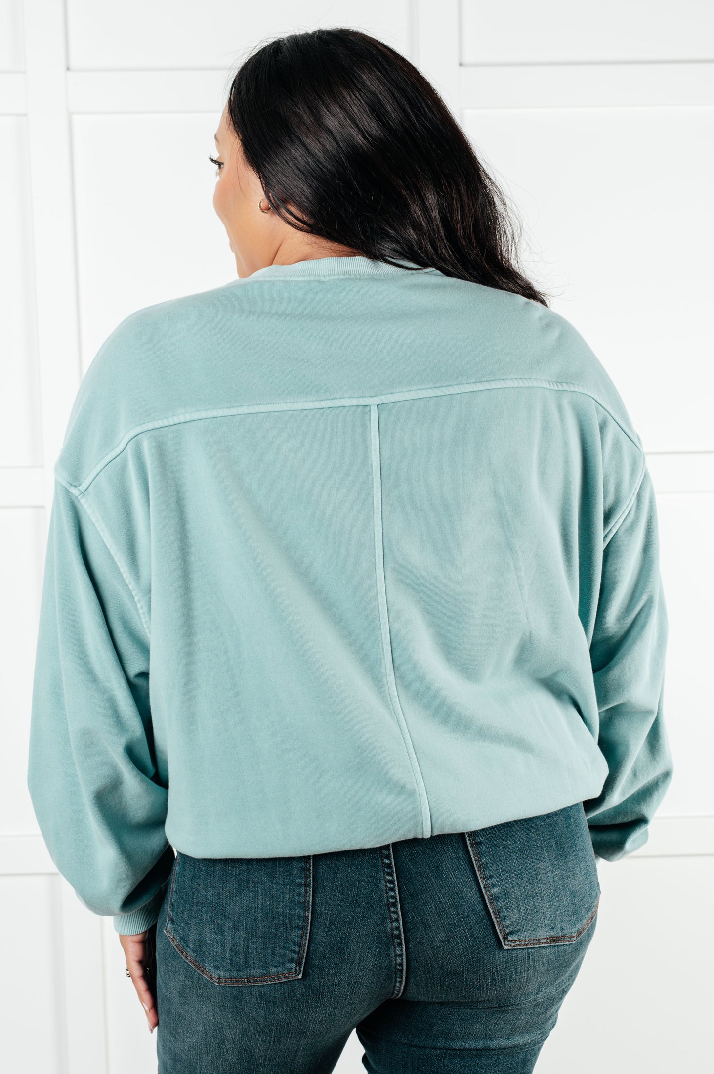 Pullover in Blue Grey