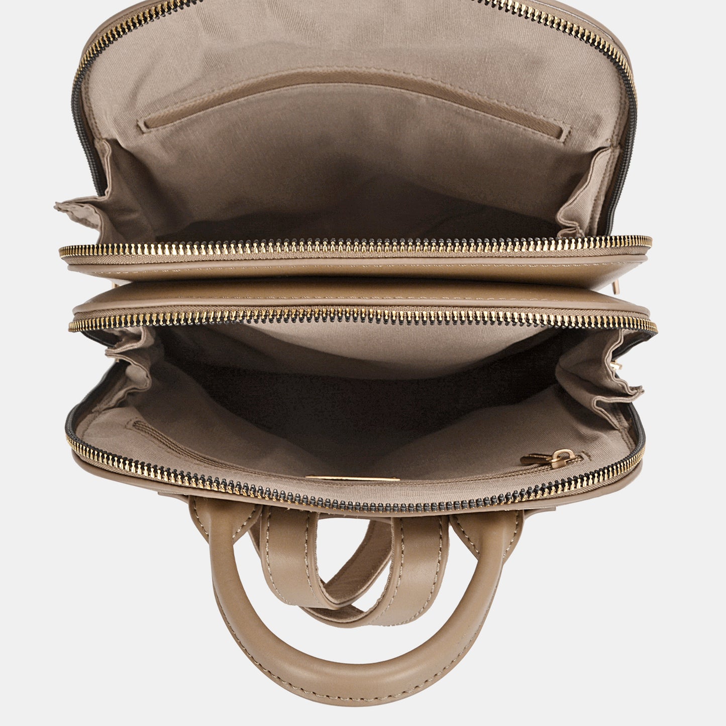 PU Leather Adjustable Straps Backpack Bag