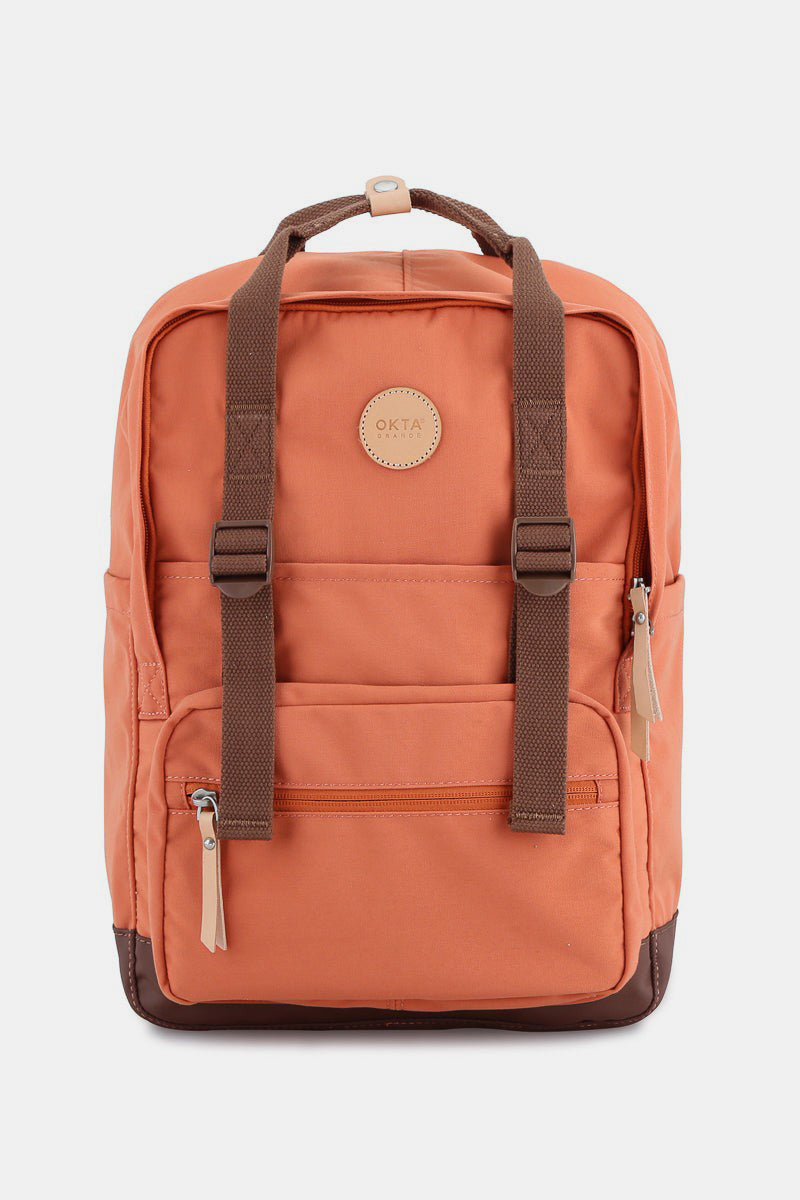 Waterproof Canvas Backpack Bag with Side Pockets